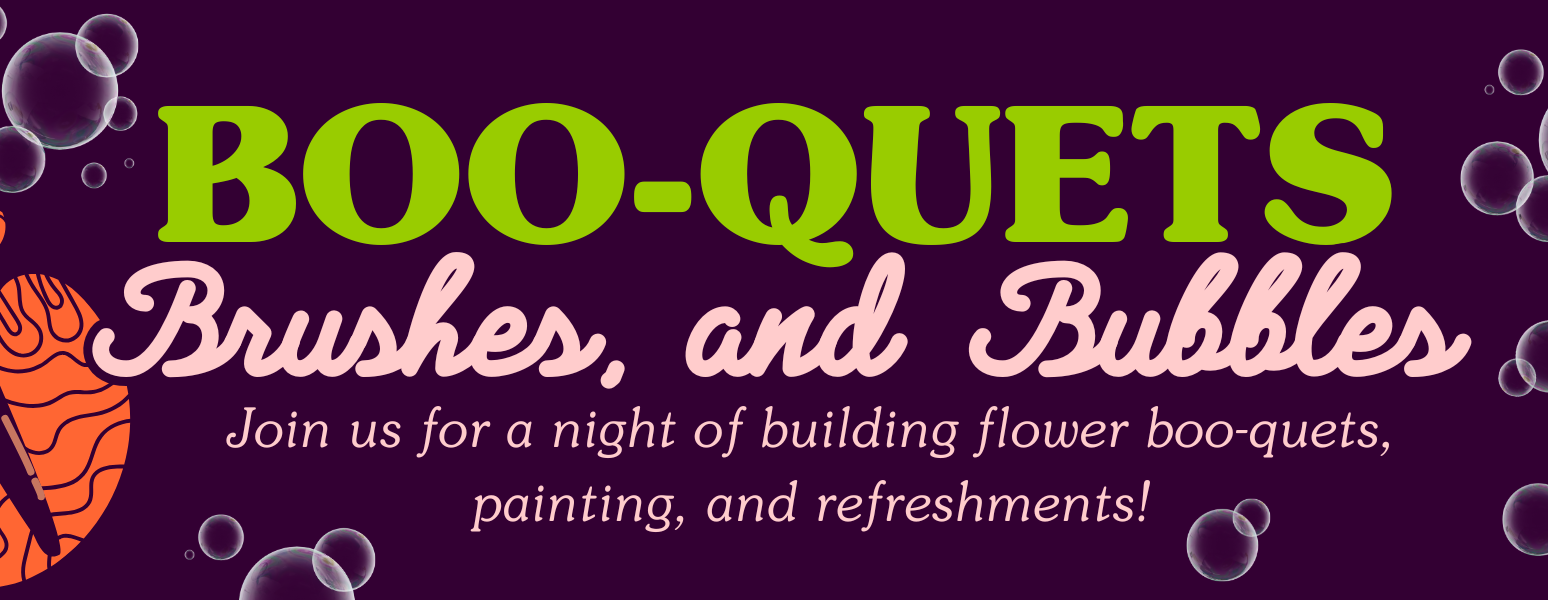 Booquets, Brushes, & Bubbles